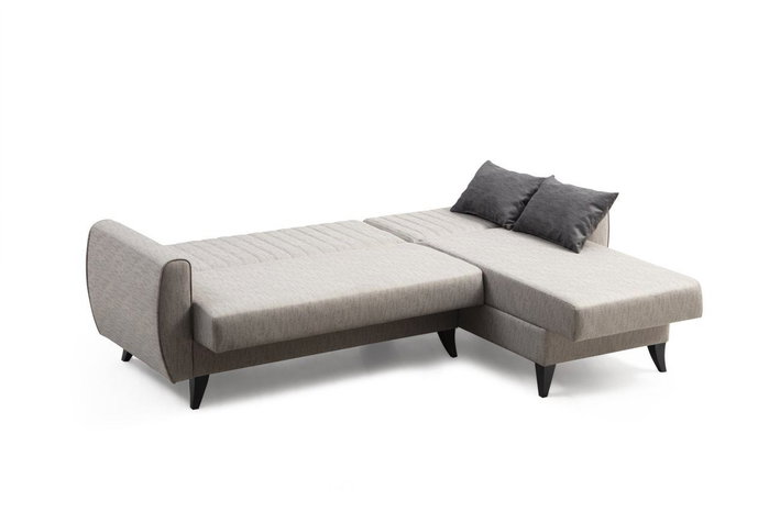 Atelier Del Sofa Sofá cama esquinero Alkon - Light Grey